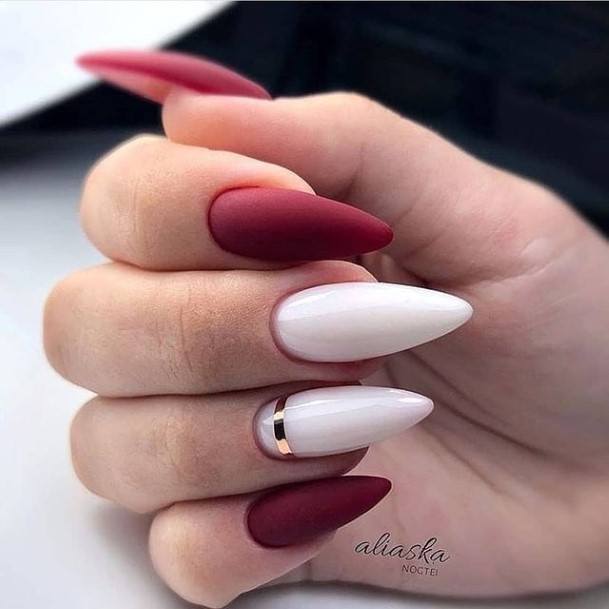 Aesthetic Stylish Nail On Woman