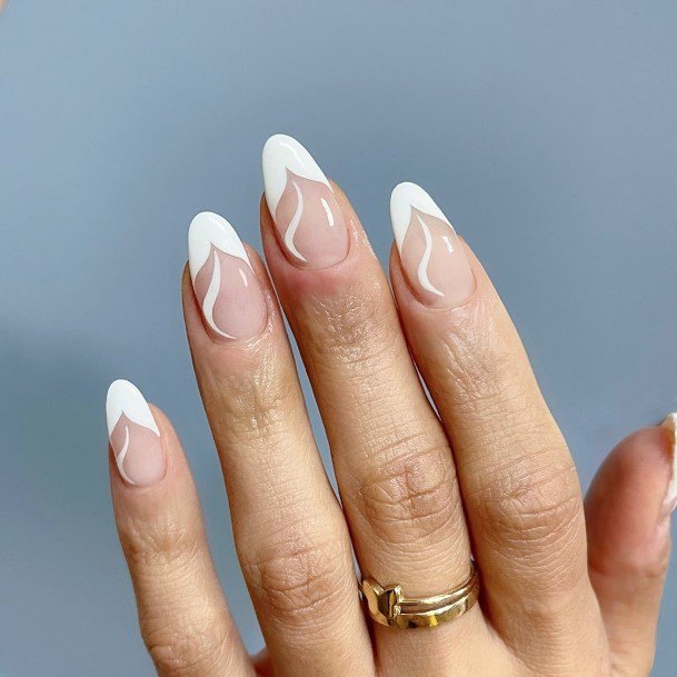 Aesthetic Translucent Nail On Woman