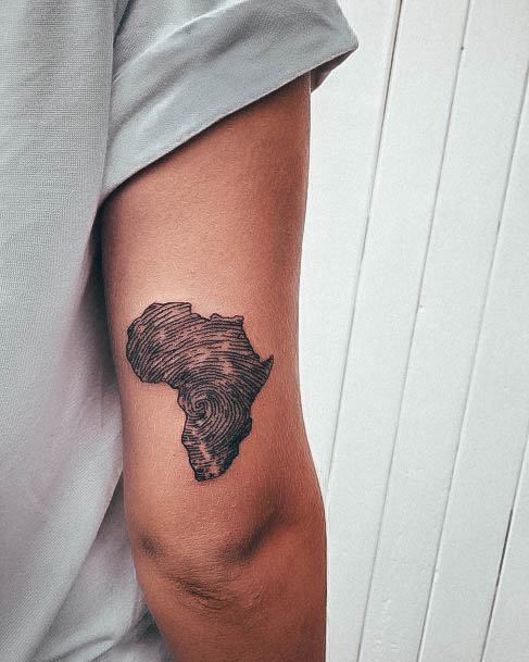 african continent tattoo designs