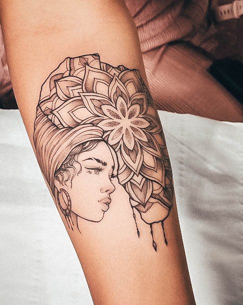 Africa Womens Tattoo Ideas