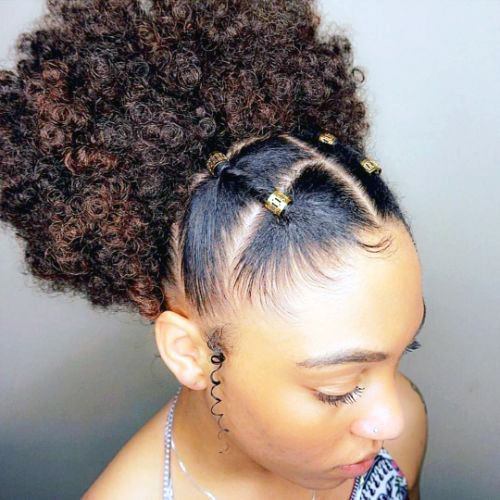 Top 60 Best Afro Hairstyles For Women - Feminine Power Looks