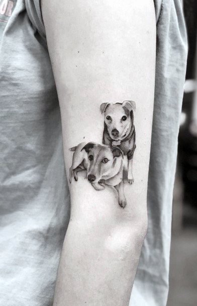 Agile Dogs Tattoo For Women Arms