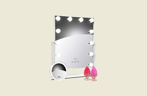 Albor Makeup Vanity Mirror With Lights Makeup Mirror For Women