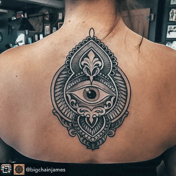 All Seeing Eye Tattoo For Ladies