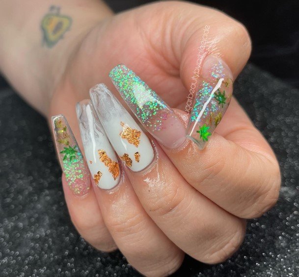 Alluring Ladies 420 Nail Ideas