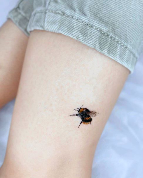 Alluring Ladies Bee Tattoo Ideas