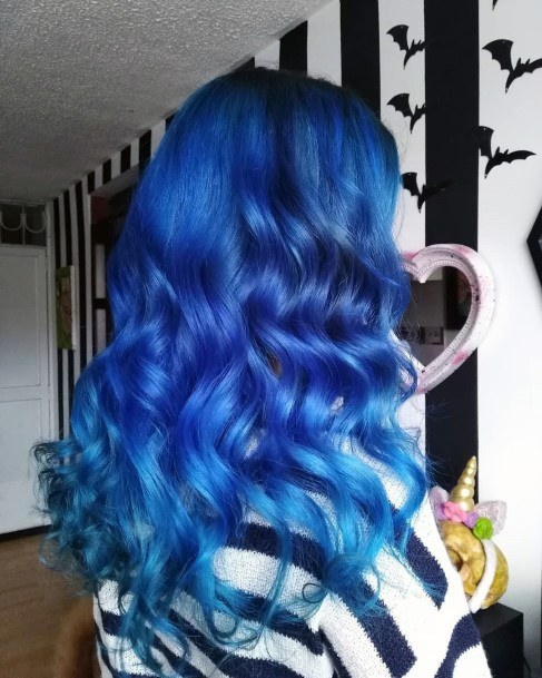 Alluring Ladies Blue Hairstyles Ideas