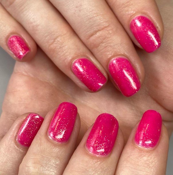 Alluring Ladies Bright Pink Nail Ideas