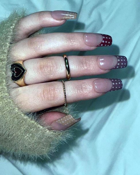 Alluring Ladies Brown Dress Nail Ideas