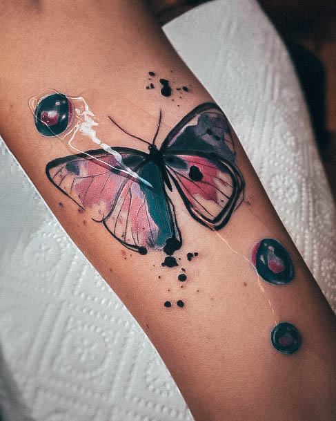 Alluring Ladies Bubble Tattoo Ideas