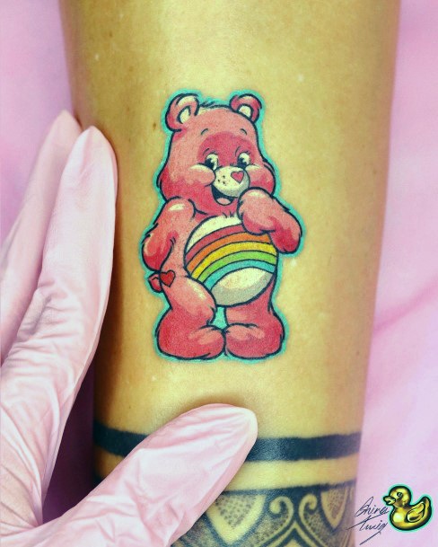 OhSo Cute and Cuddly Care Bears Tattoos  The Tattooed Archivist