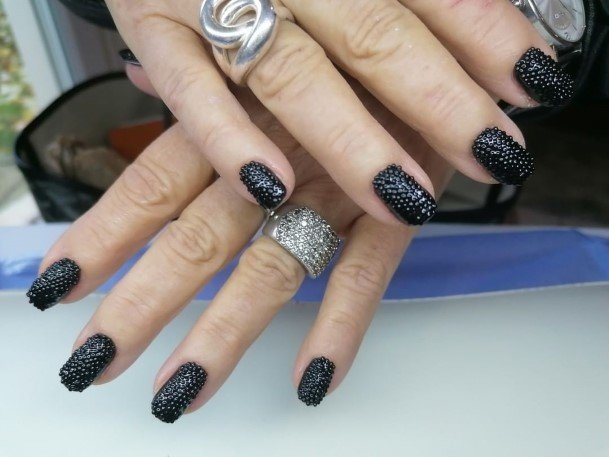 Alluring Ladies Caviar Nail Ideas