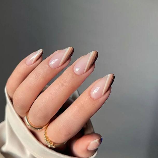 Alluring Ladies Coffee Nail Ideas