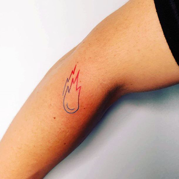Comet tattoo by Evgeny Mel  Tattoogridnet