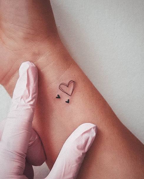 Alluring Ladies Cute Little Tattoo Ideas