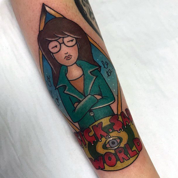 Alluring Ladies Daria Tattoo Ideas