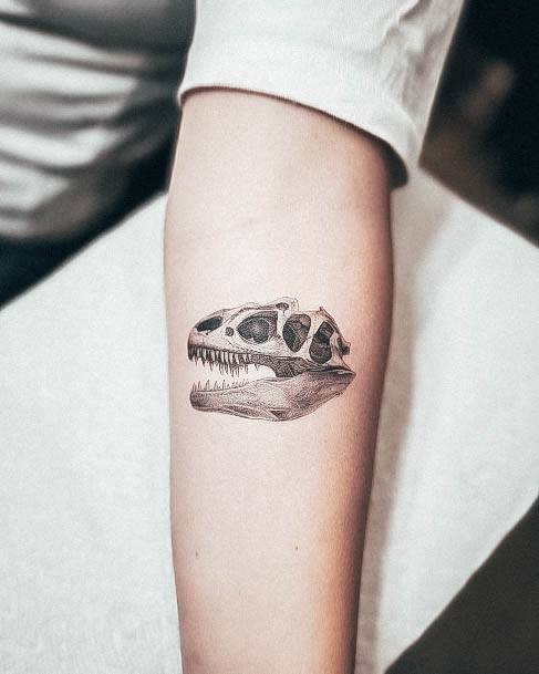 Alluring Ladies Dinosaur Tattoo Ideas