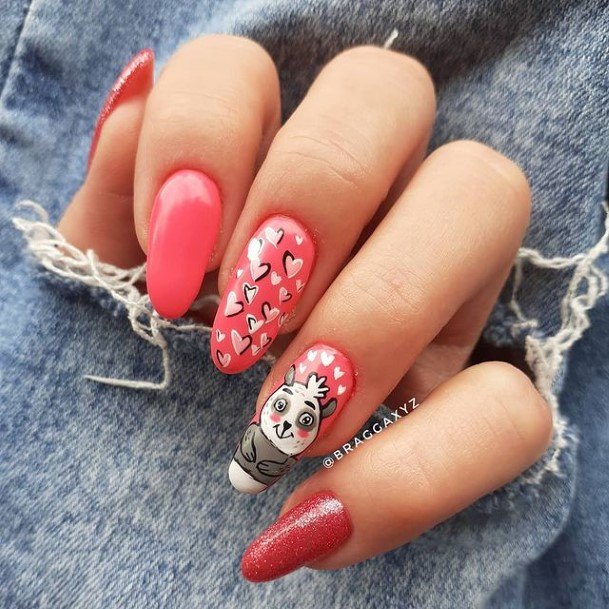 Alluring Ladies February Nail Ideas