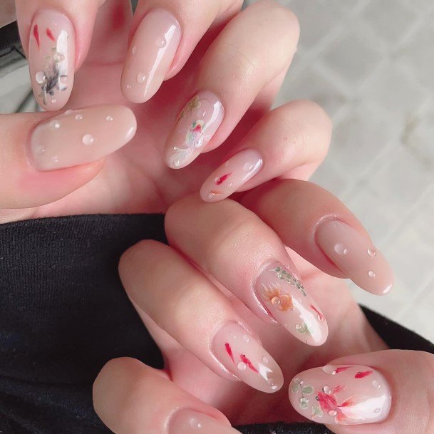 Alluring Ladies Fish Nail Ideas