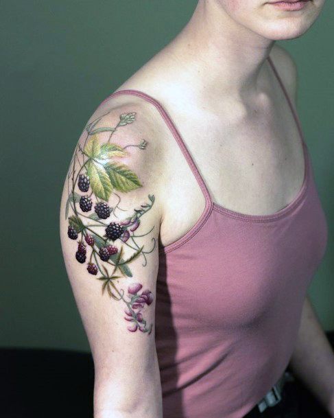 Alluring Ladies Fruit Tattoo Ideas