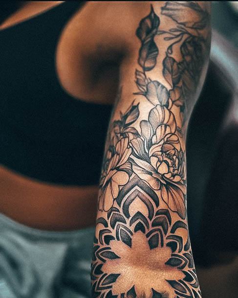 Top 100 Best Full Sleeve Tattoos For Women - Girls Design Ideas