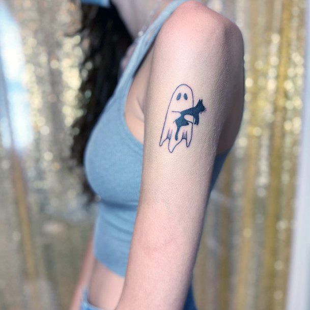 Alluring Ladies Ghost Tattoo Ideas