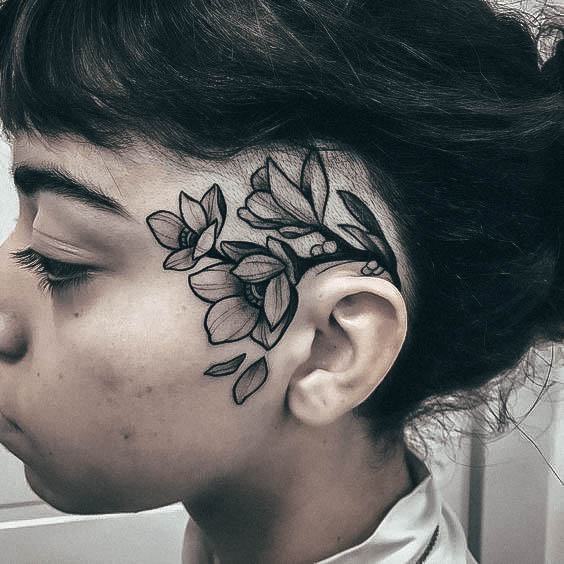 Top 100 Best Head Tattoos For Women Noggin Design Ideas