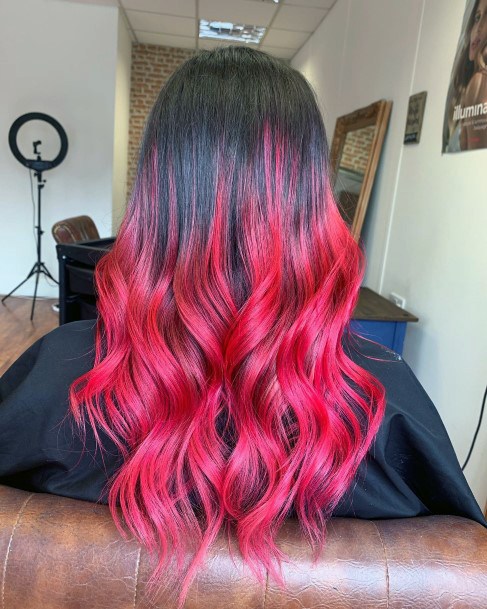 Alluring Ladies Hot Pink Hairstyles Ideas