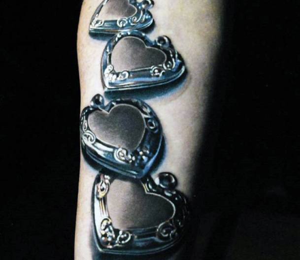 Alluring Ladies Locket Tattoo Ideas