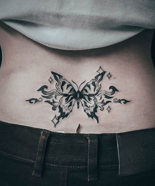 Alluring Ladies Lower Back Tattoo Ideas