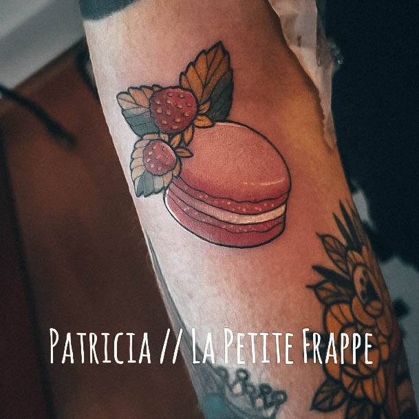 Alluring Ladies Macaron Tattoo Ideas