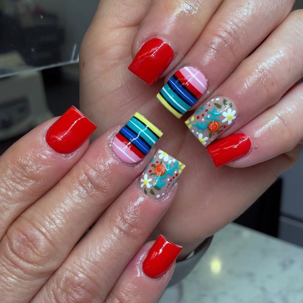 Alluring Ladies Mexican Nail Ideas