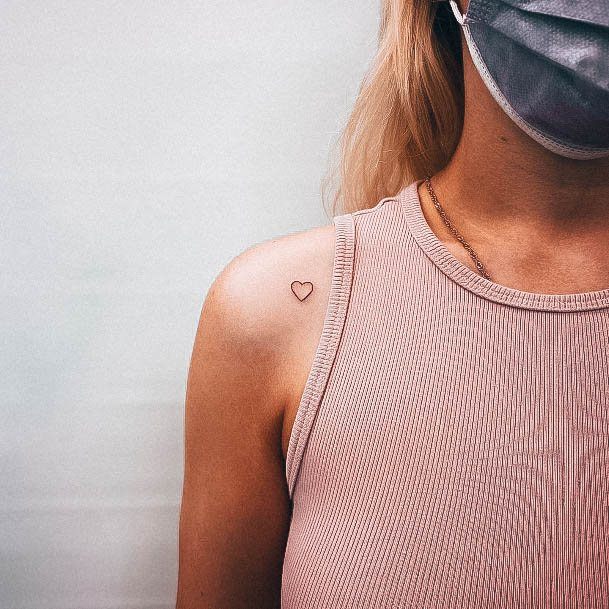 Alluring Ladies Minimalist Tattoo Ideas