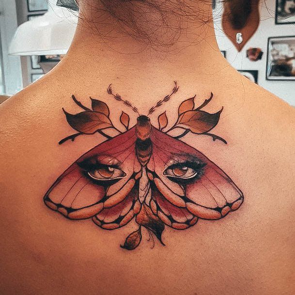 Alluring Ladies Moth Tattoo Ideas