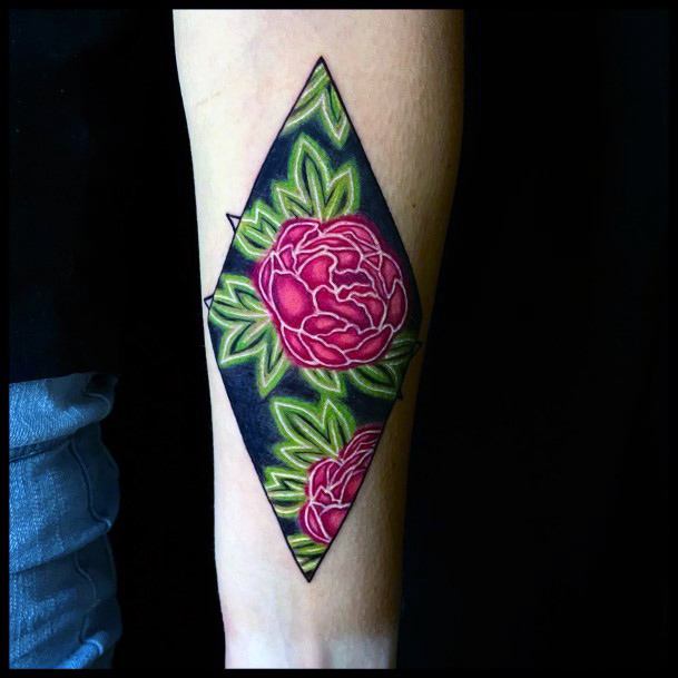 Alluring Ladies Neon Tattoo Ideas