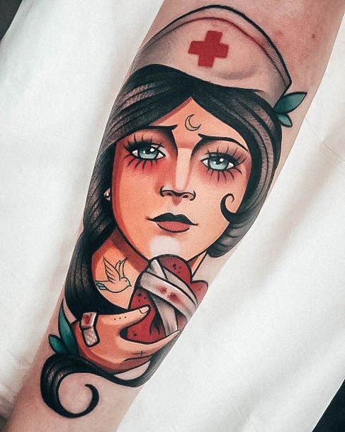 Top 100 Best Nurse Tattoos For Women - RN Design Ideas
