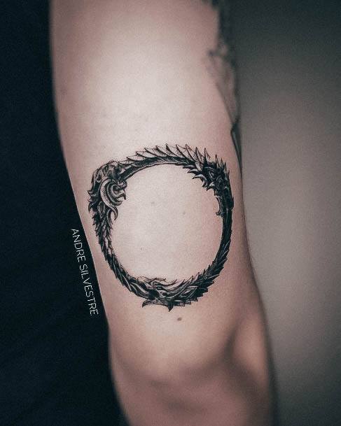 Alluring Ladies Ouroboros Tattoo Ideas