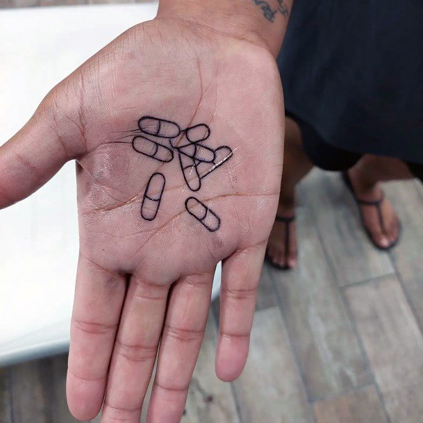 Top 100 Best Pill Tattoos For Women - Medicine Capsule Design Ideas