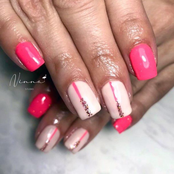 Alluring Ladies Pink Dress Nail Ideas