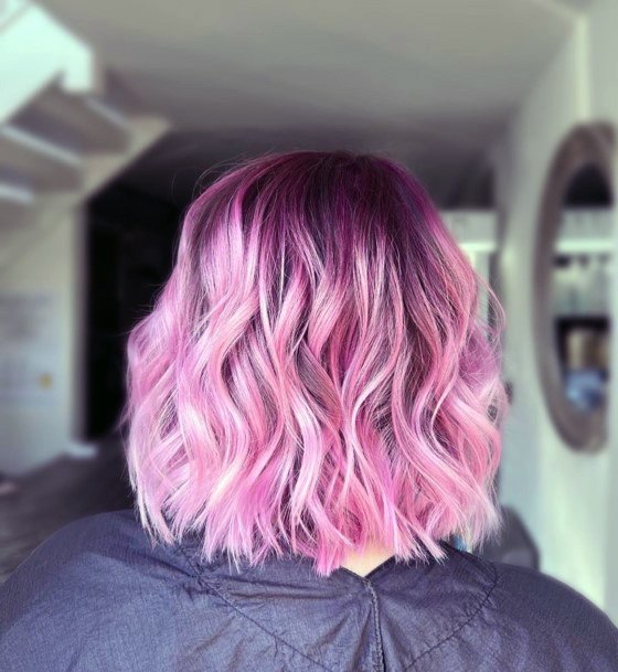 Alluring Ladies Pink Hairstyles Ideas