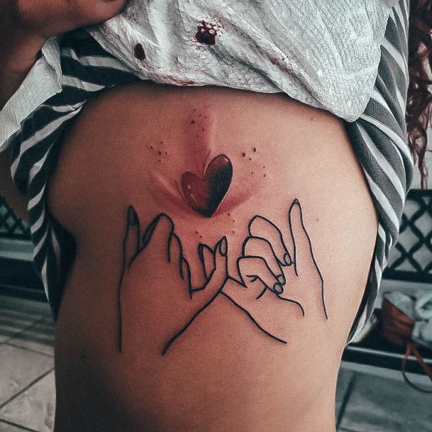 Alluring Ladies Pinky Promise Tattoo Ideas