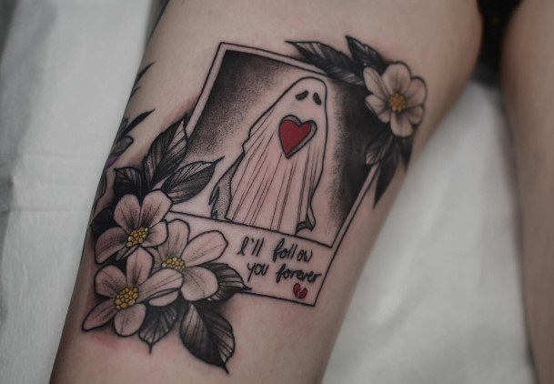 Alluring Ladies Polaroid Tattoo Ideas