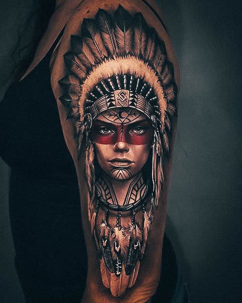 Alluring Ladies Portrait Tattoo Ideas