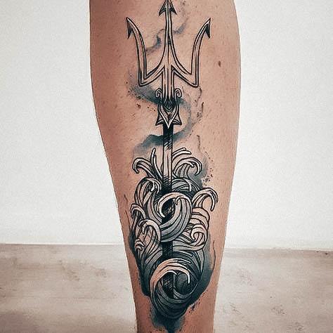 Alluring Ladies Poseidon Tattoo Ideas