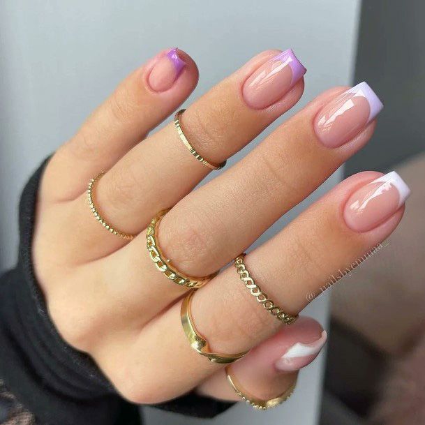 Alluring Ladies Purple Dress Nail Ideas