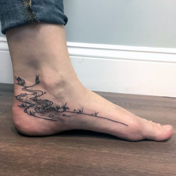 Alluring Ladies River Tattoo Ideas