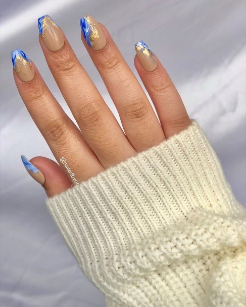 Alluring Ladies Sea Nail Ideas