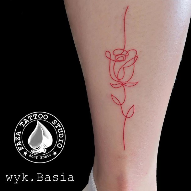 Alluring Ladies Small Rose Tattoo Ideas