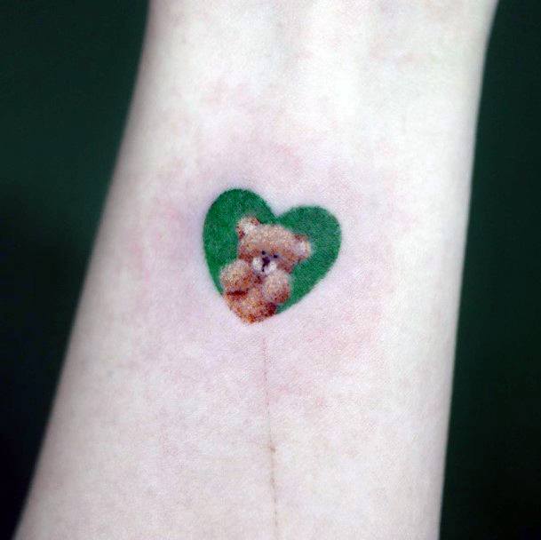 Alluring Ladies Teddy Bear Tattoo Ideas