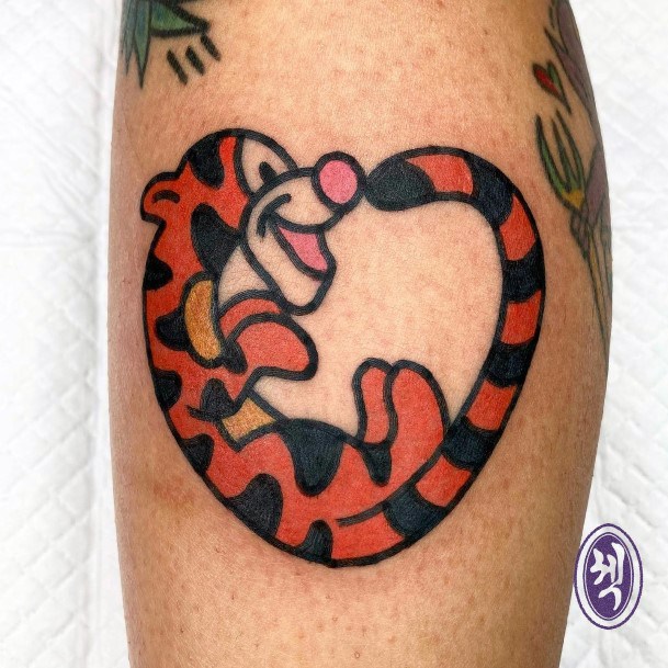 Alluring Ladies Tigger Tattoo Ideas